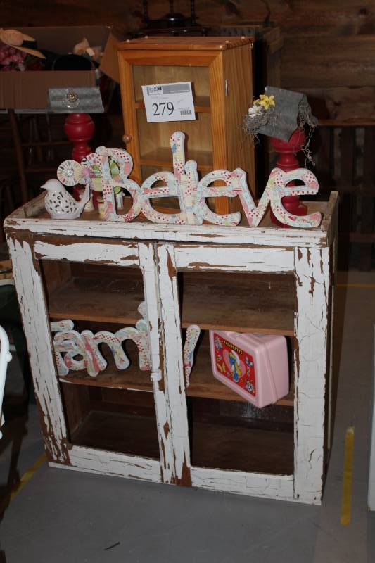 lot 279 image: Cabinet with Dcor
