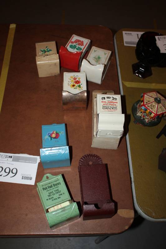 lot 299 image: Wall-Mount Match Holders