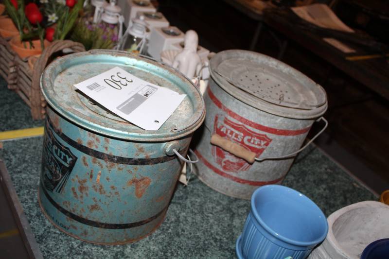 lot 330 image: Minnow Buckets