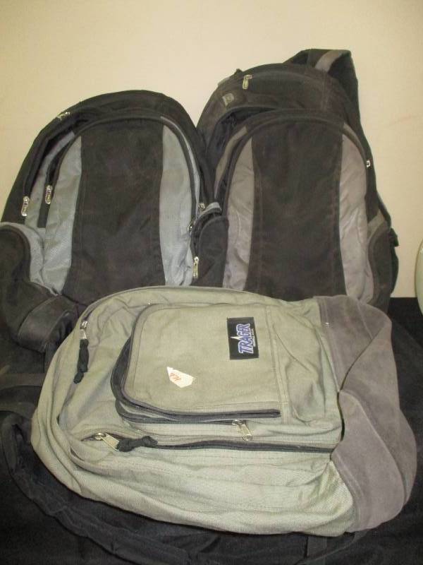 lot 22 image: 3 nice Backpacks, Two are Dell heavy duty Computer Packs