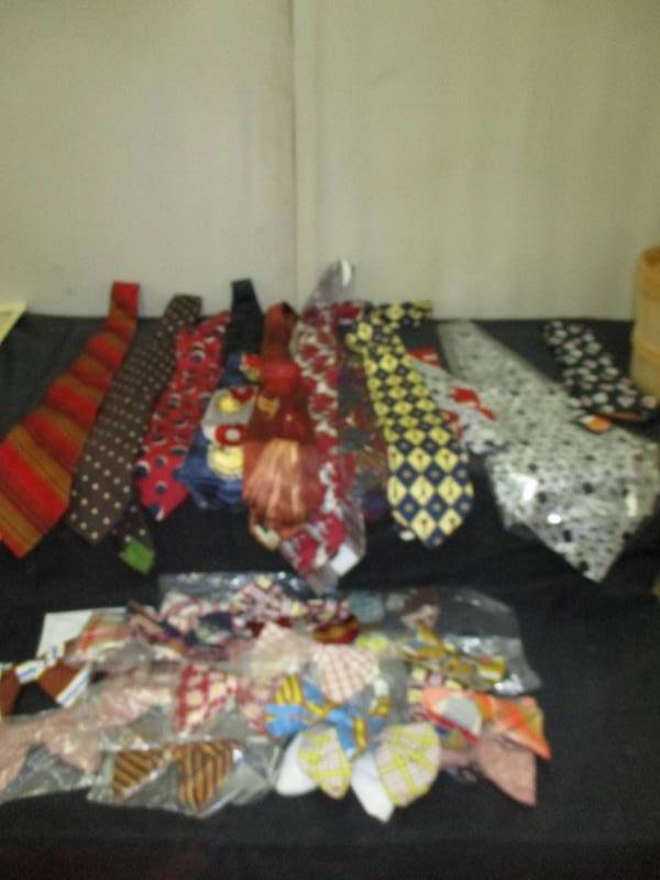 lot 52 image: Group of ties and bow ties