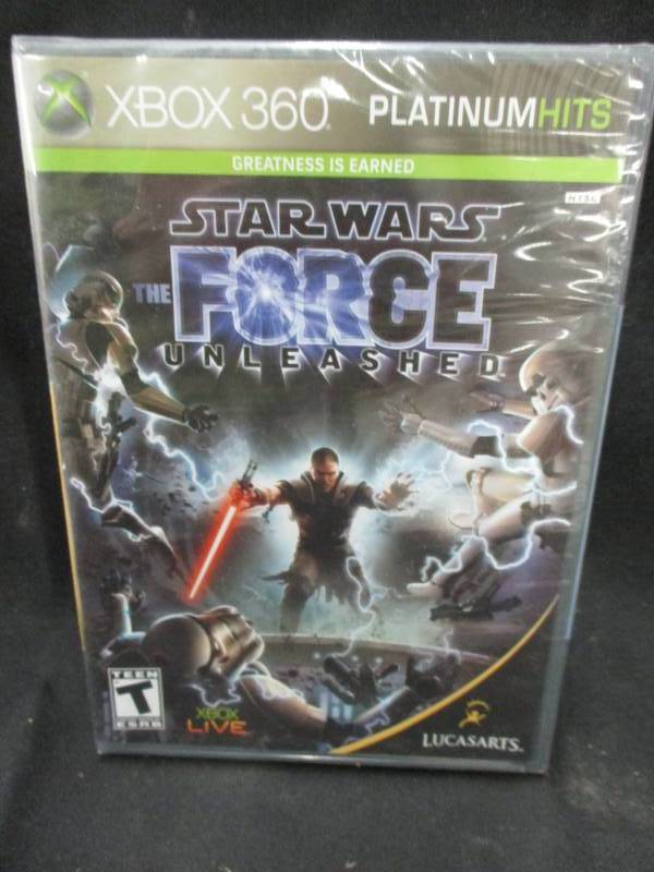 lot 62 image: Xbox 360 Star Wars Force Unleased never opened