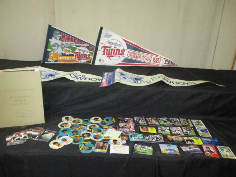 lot 81 image: Baseball Pennets, Sports Cards, baseball, football, nascar and more
