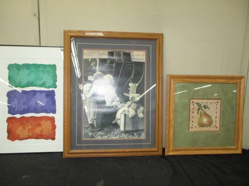 lot 105 image: 3 pictures largest is 22 34 x 29 12