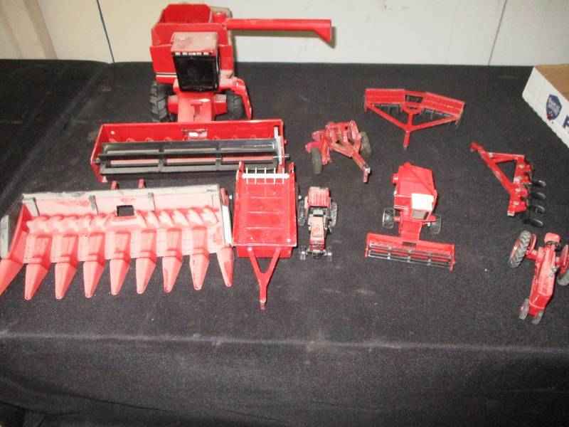 lot 110 image: International Farm Toys big combine