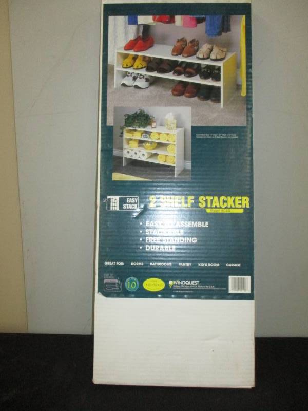lot 117 image: 2 Shelf Stacker in the box