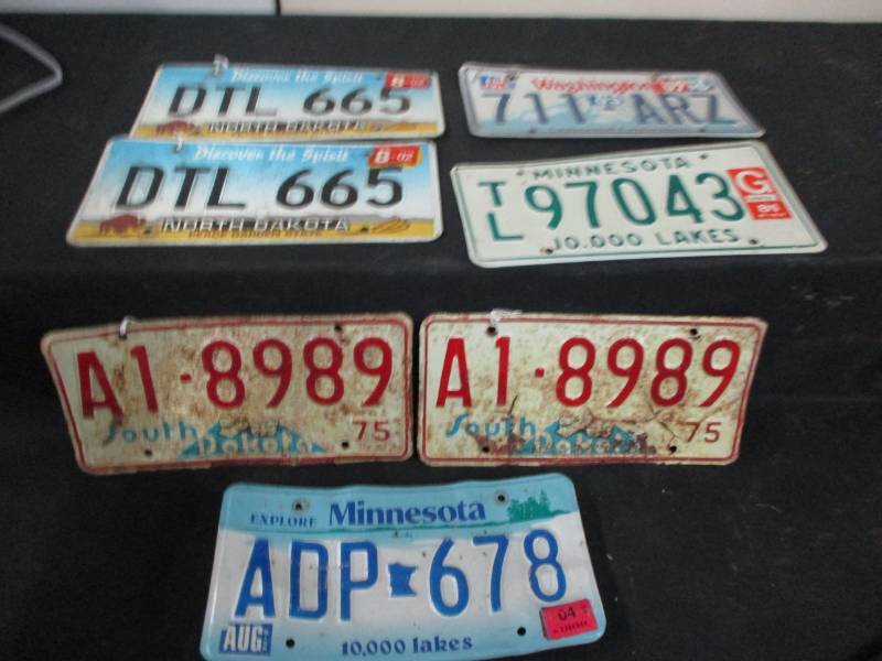lot 125 image: License Plates