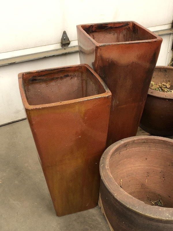 Assorted Lawn  Garden Planting Pots