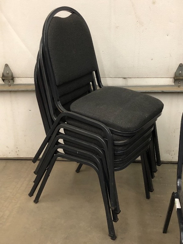 (10) Steel-Framed Chairs