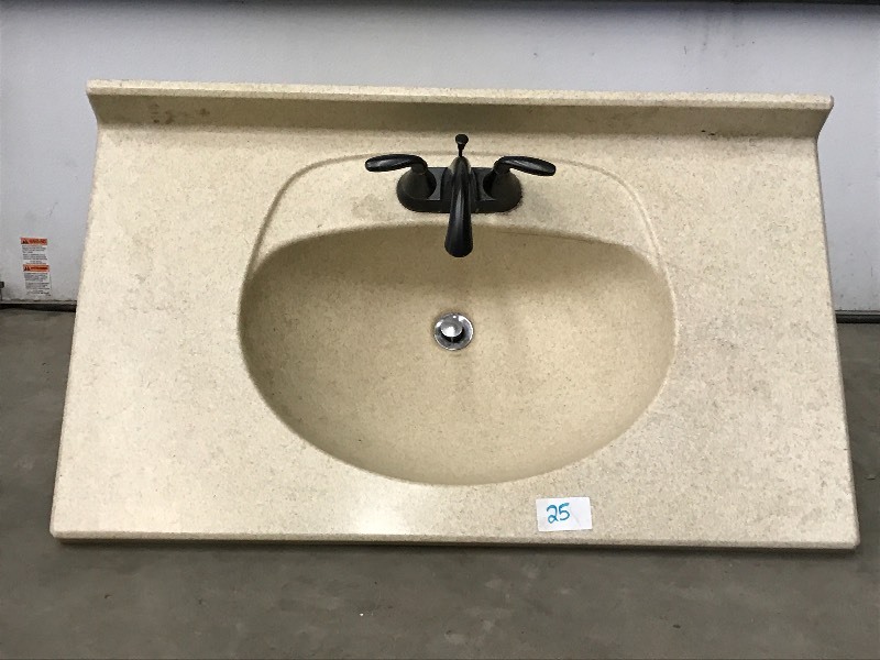 Vanity-Top Sink With Faucet
