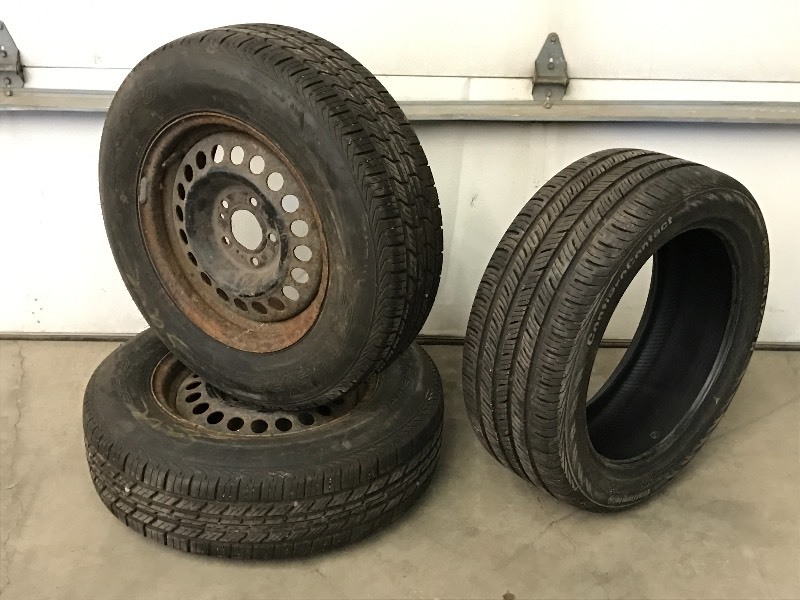 Lot Of (3) Wheels & Tires