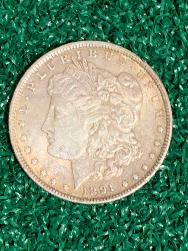 1891 Morgan Silver Dollar