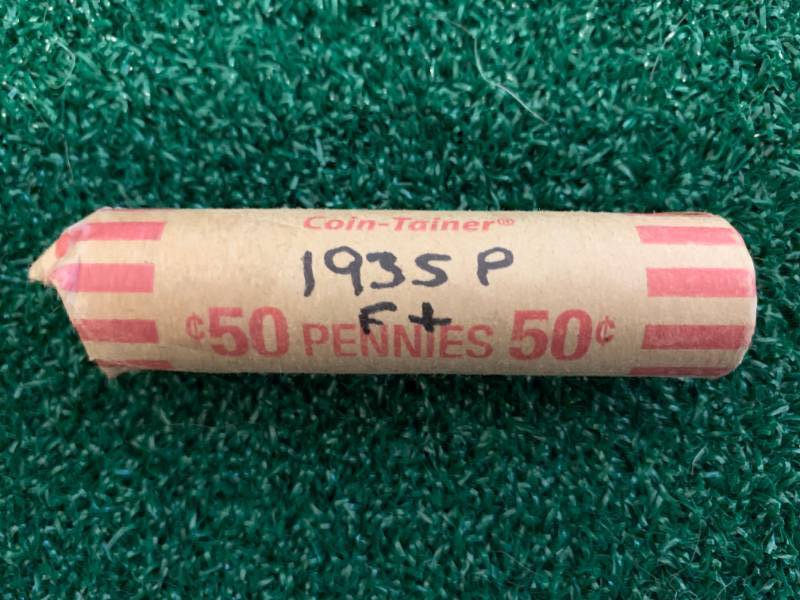 Full Roll of 1935 Wheat Pennies
