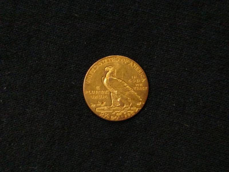 1908 Two and One Half Dollars India...