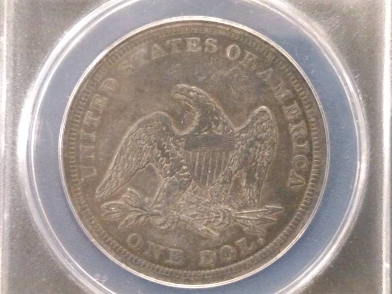 1841 VF35 ANACS Seated Liberty Silv...