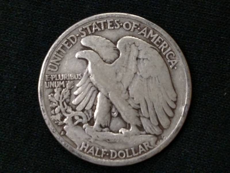 1942 D Walking Liberty Silver Half ...