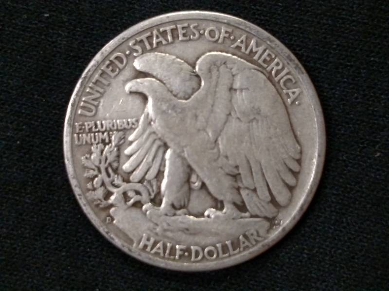 1944 D Walking Liberty Silver Half ...
