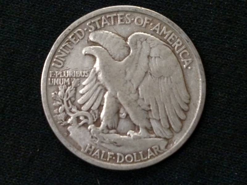 1946 S Walking Liberty Silver Half ...