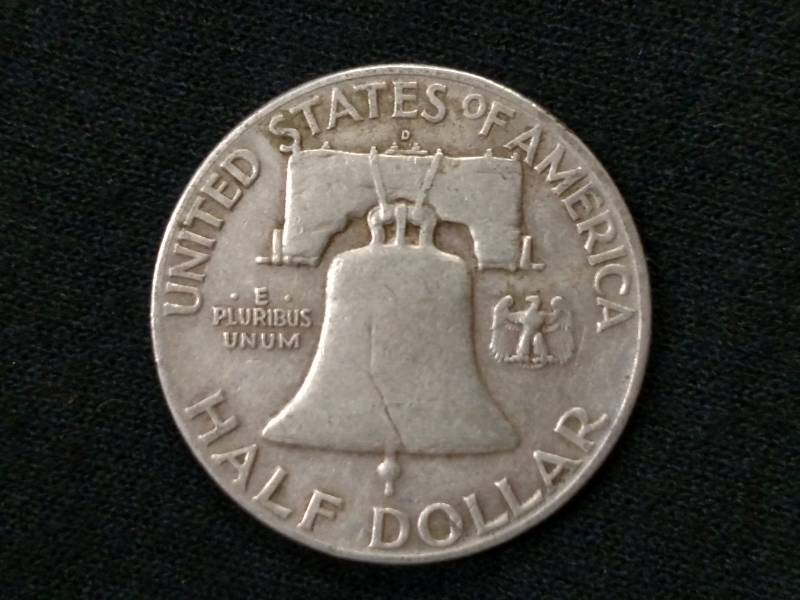 1949 D Franklin Silver Half Dollar...