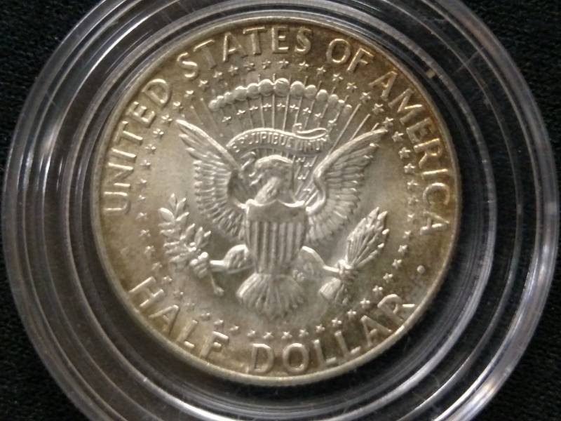 1964 AU Kennedy Silver Half Dollar,...