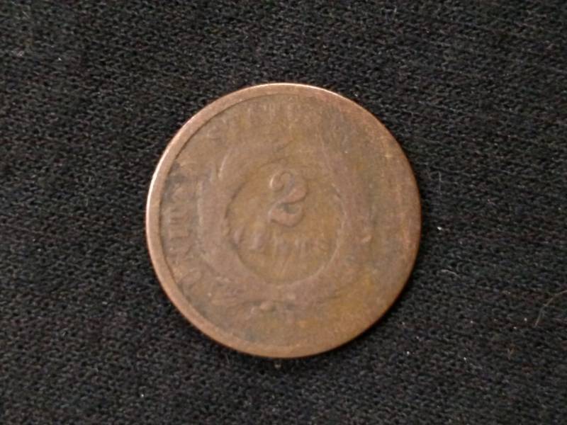 1865 Two Cent Piece...