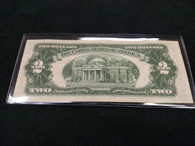 1953 B Two Dollars Red Seal Note, U...
