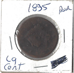 lot 23 image: 1835 Large Cent