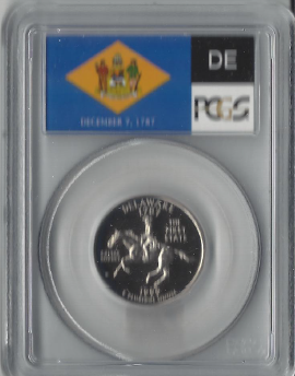 lot 41 image: 1999-S Delaware Quarter - PCGS PR69 DCAM