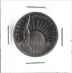 lot 53 image: 1986-S Statue of Liberty Half Dollar