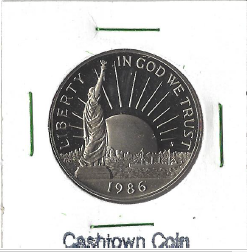 lot 67 image: 1986-S Statue of Liberty Half Dollar