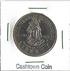 lot 69 image: 1989-S Congress Bicentennial Half Dollar