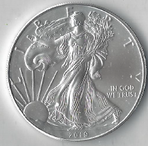 lot 59 image: 2019 Silver American Eagle