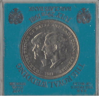 lot 50 image: 1981 Royal Wedding Coin