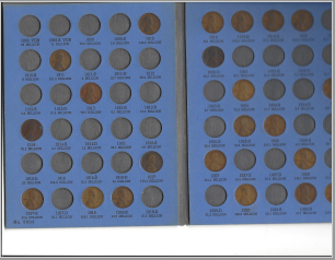 lot 72 image: Lincoln Wheat Cent Collection of 24