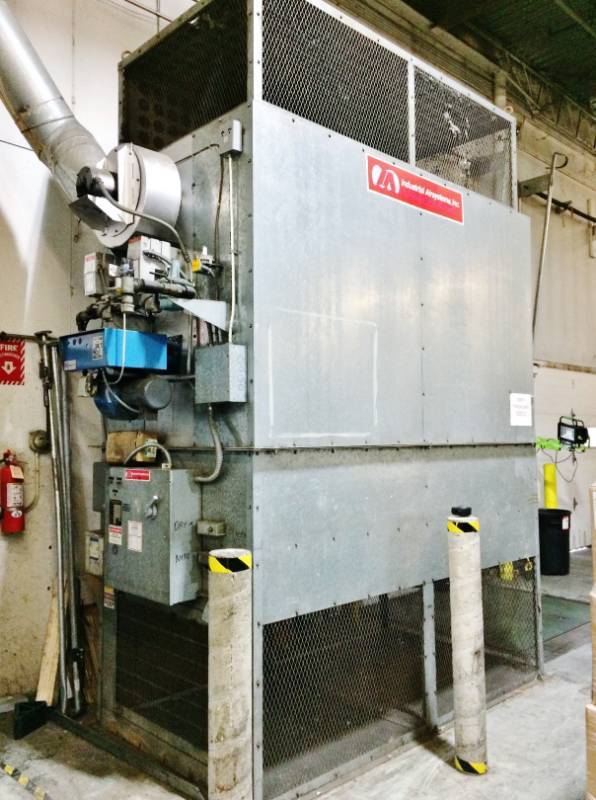 INDUSTRIAL AIRSYSTEMS INC 1,250,000 BTU/HR NATURAL GAS COMMERCIAL
