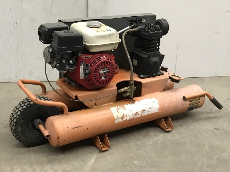 lot 7 image: Ridgid Gas-Powered Air Compressor