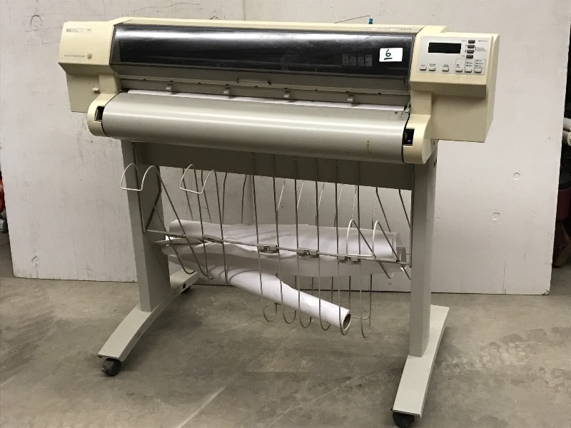 lot 6 image: HP DesignJet Blueprint Printer