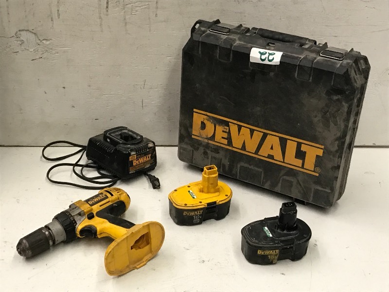 lot 22 image: DeWalt Cordless Tool Set & Rockwell Circular Saw