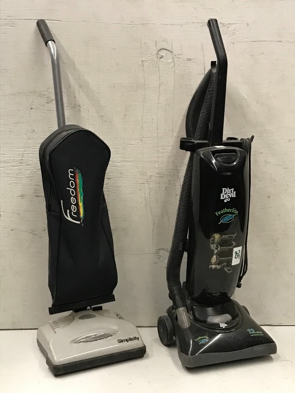 lot 25 image: Lot Of (2) Vacuum Cleaners