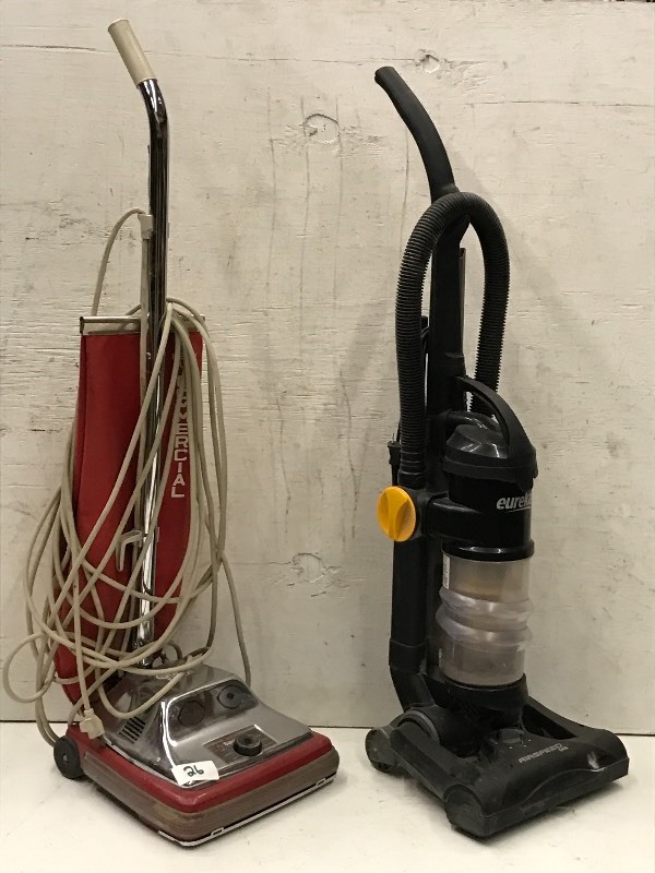 lot 26 image: Lot Of (2) Vacuum Cleaners