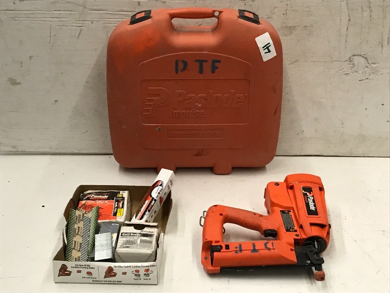 lot 41 image: Paslode Finish Nailer Set