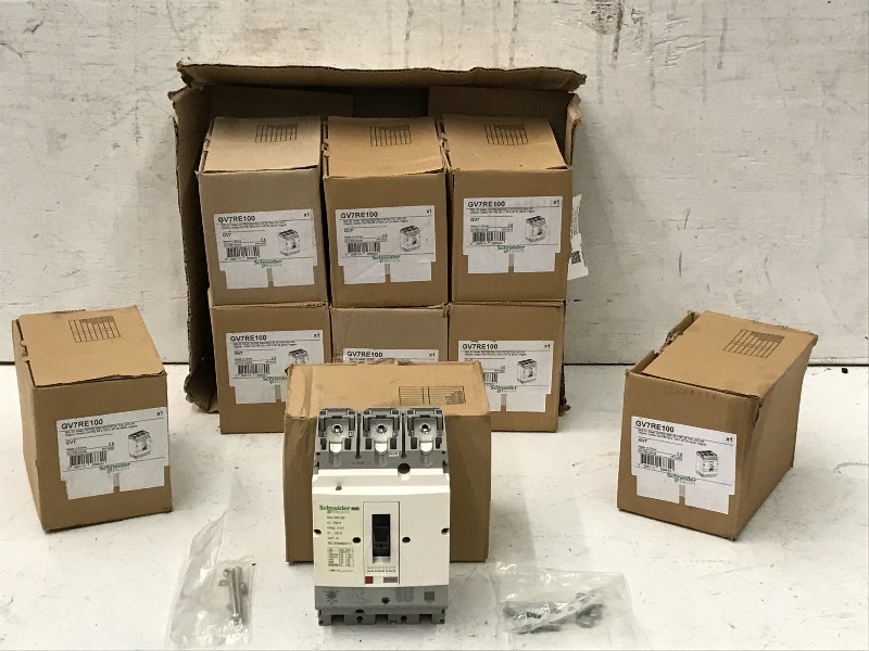 lot 83 image: (9) 60-100 Amp Breakers