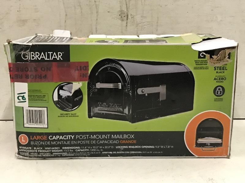 lot 121 image: Gibraltar Replacement Mailbox
