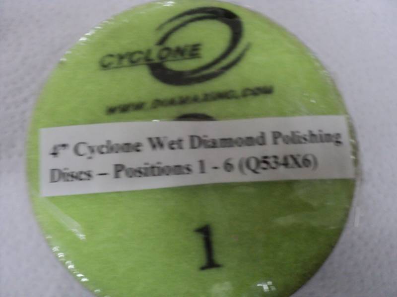 4 Cyclone Wet Diamond Polishing Di...