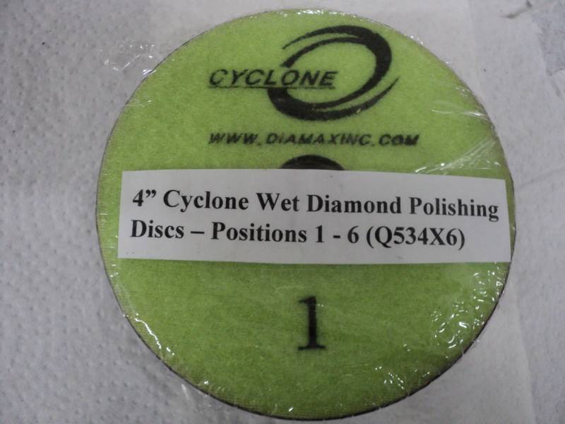 4 Cyclone Wet Diamond Polishing Di...
