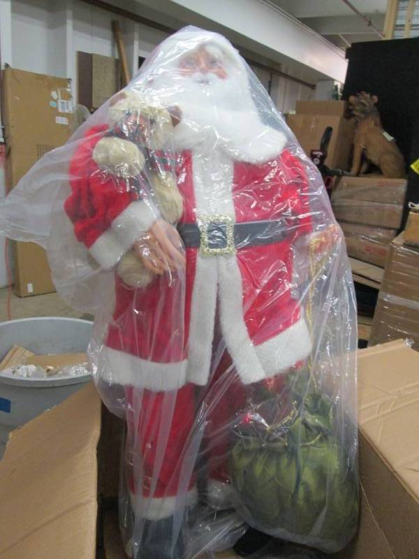 lot 2 image: Santa with Train open box, untested...