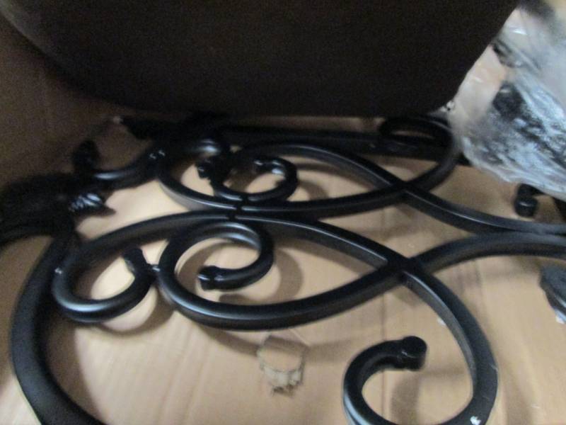 lot 3 image: Set of 2 Scroll Chairs open box, As...