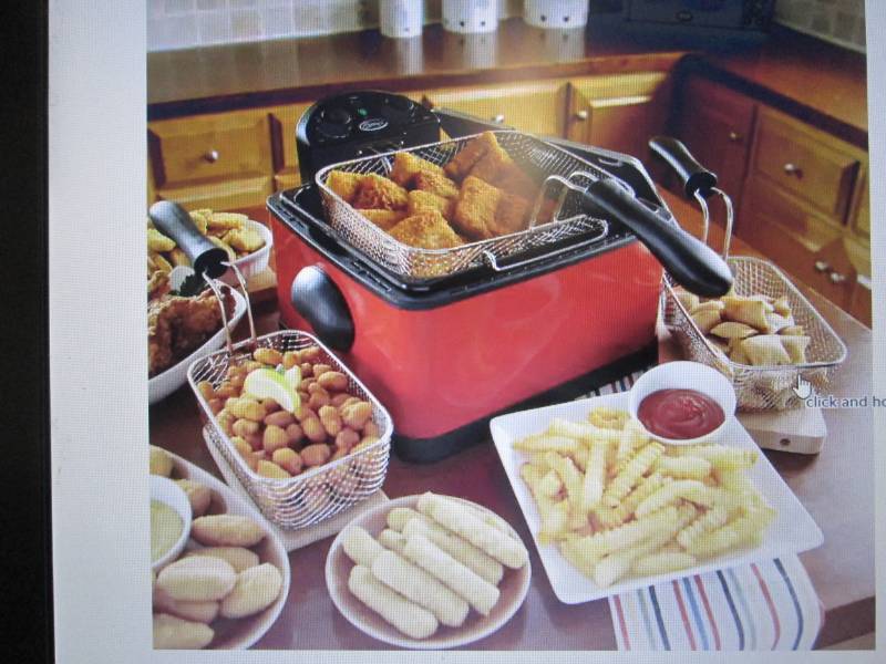 lot 5 image: Ginnys Brand Deep Fryer with Timer...