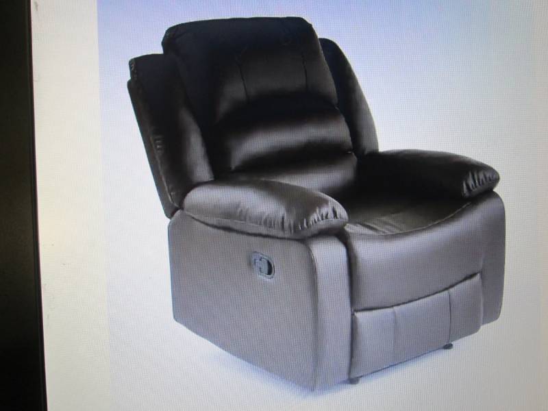 lot 24 image: Overstuffed Recliner open box Retai...
