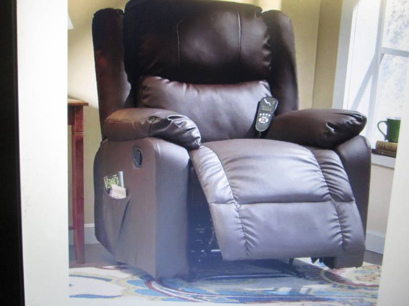 lot 42 image: Massage Recliner open box, untested...